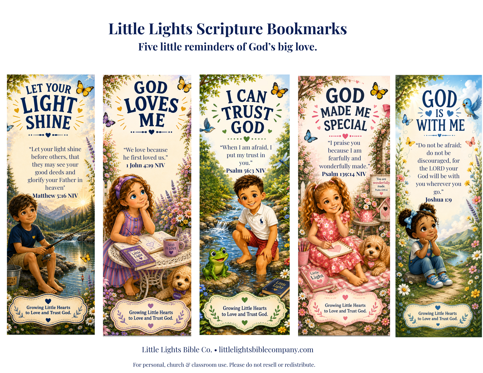 Little Lights Scripture Bookmarks