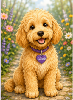 Lulabelle character illustration